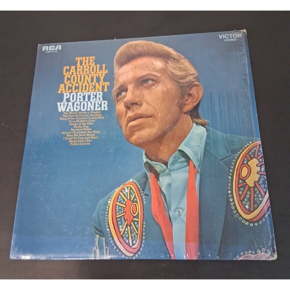 Porter Wagoner The Carroll County Accident LSP-4116 Vinyl Record '69 Country VG+ - Picture 7 of 12